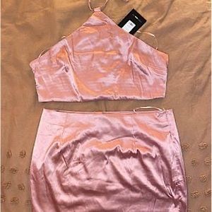 Fashion Nova Two Piece Set- Pink